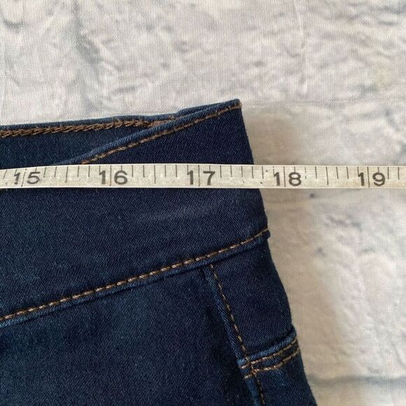 Style & Co women 14 cotton blend tummy control modern boot cut blue jeans - Picture 8 of 9